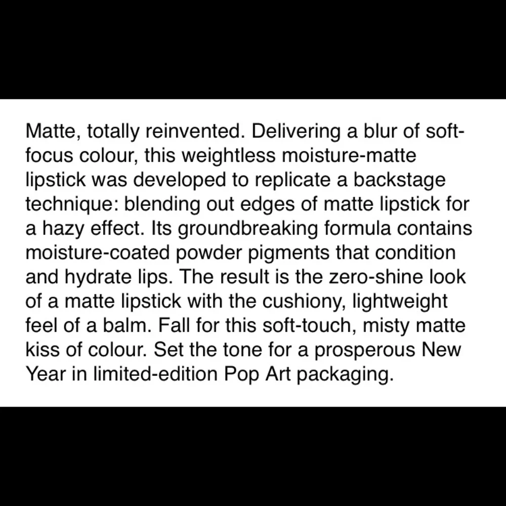 Limited Edition MAC Lipstick healthy wealthy and thriving